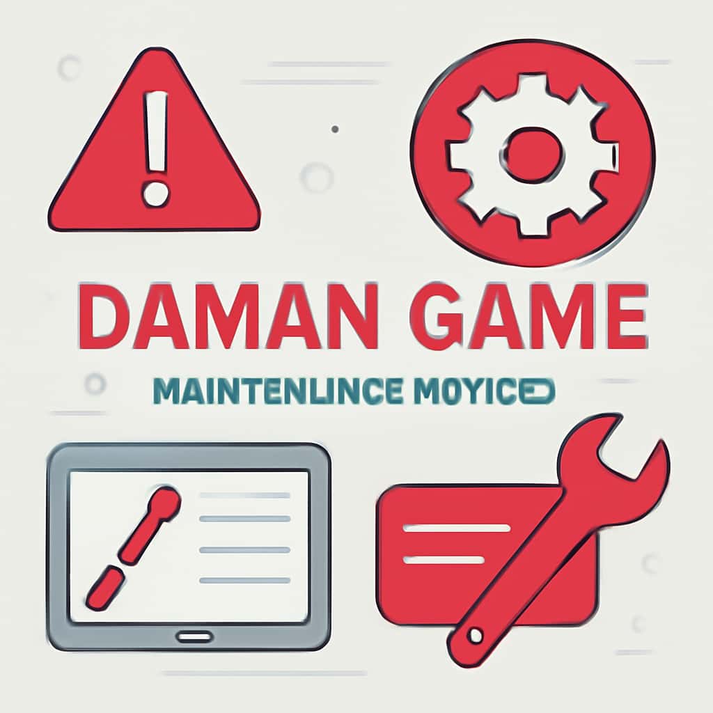 Illustration related to Daman Game Maintenance Notices.