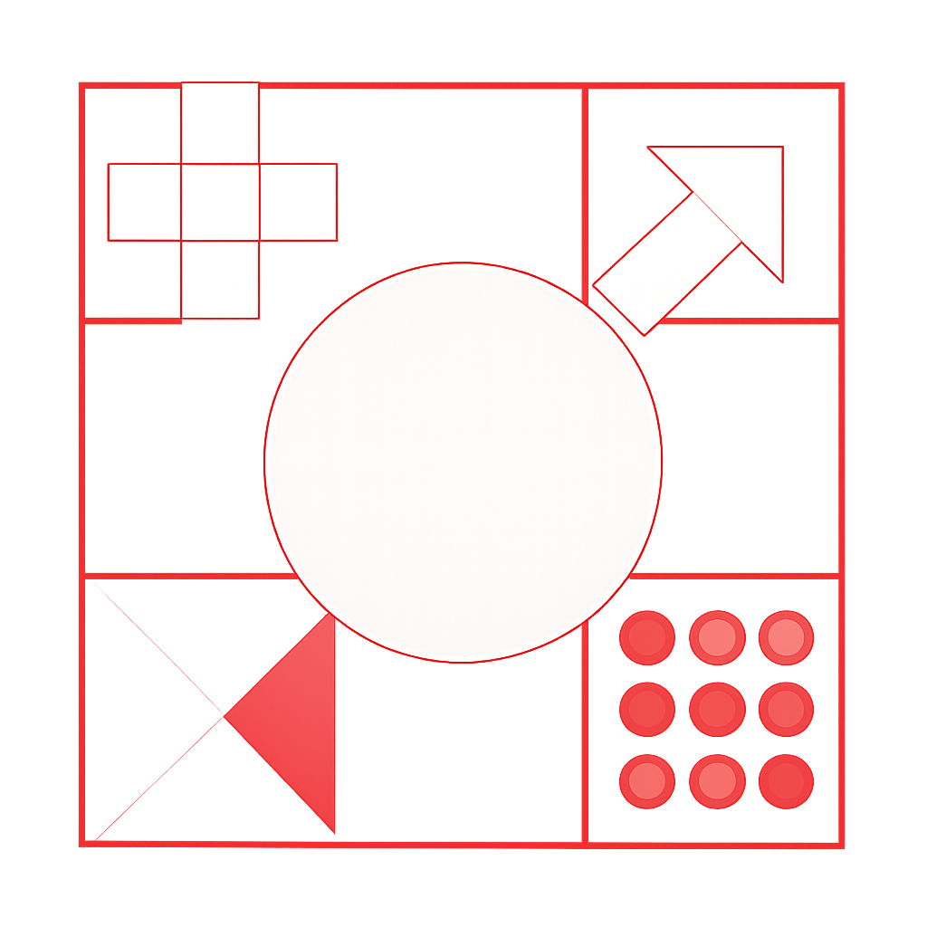 A badge design symbolizing Daman Game Status Info.