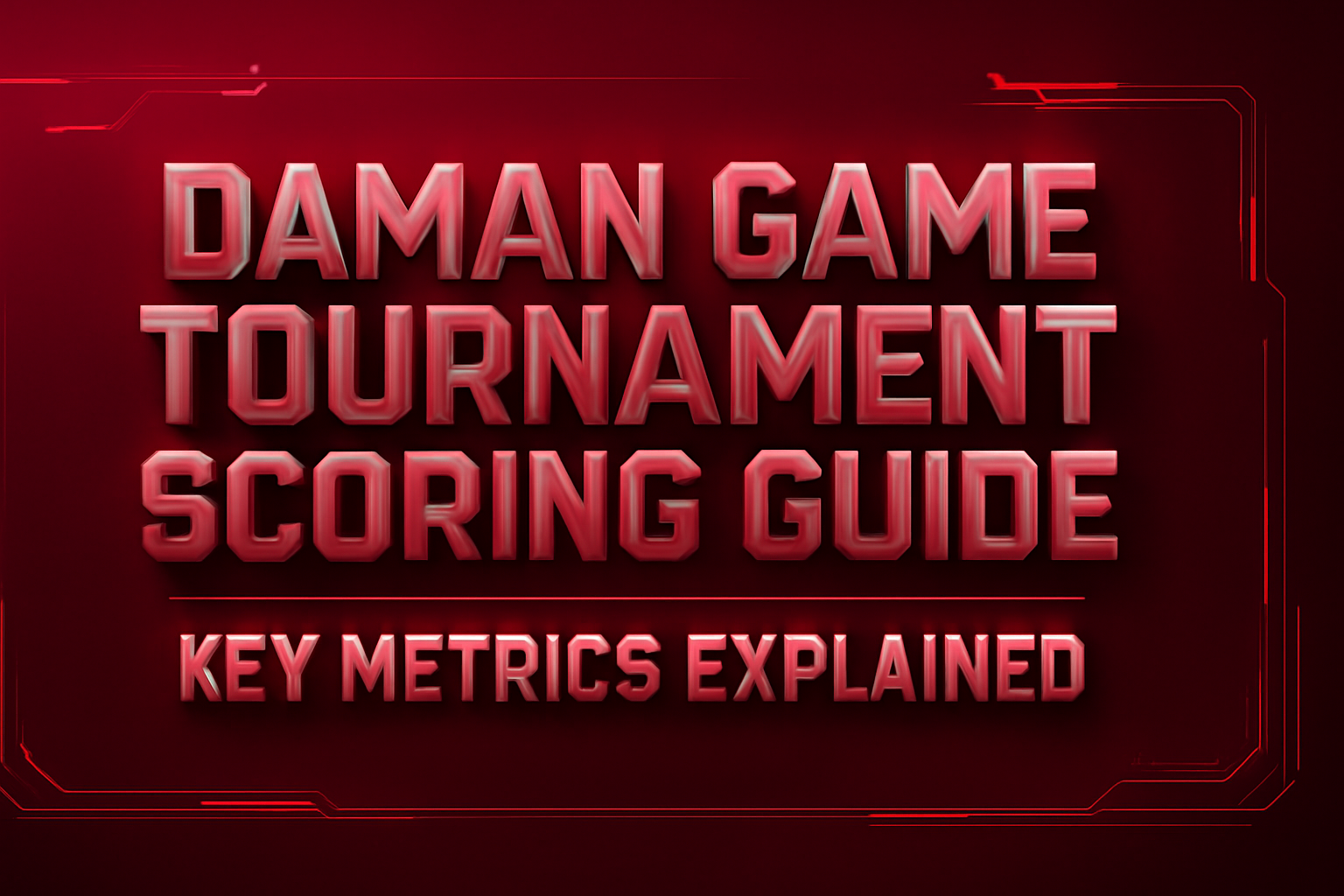 An informational scene showcasing Daman Game updates with a futuristic design.