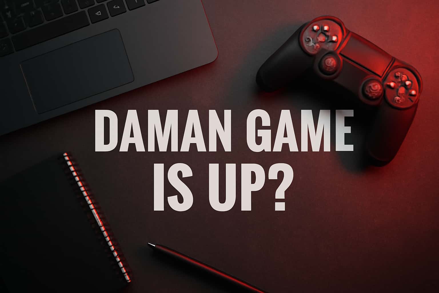 An informational visual regarding the operational status of Daman Game.