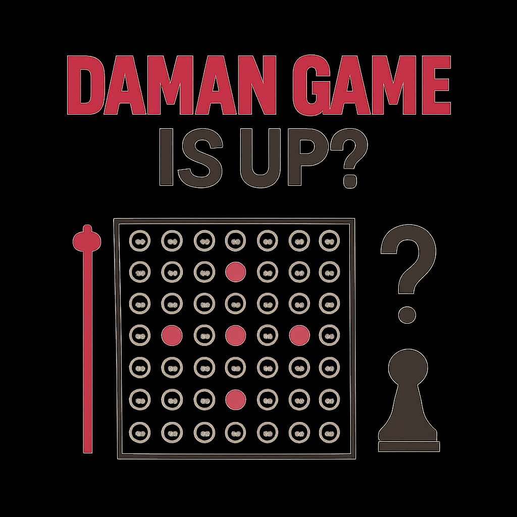 An educational diagram related to the Daman Game status.