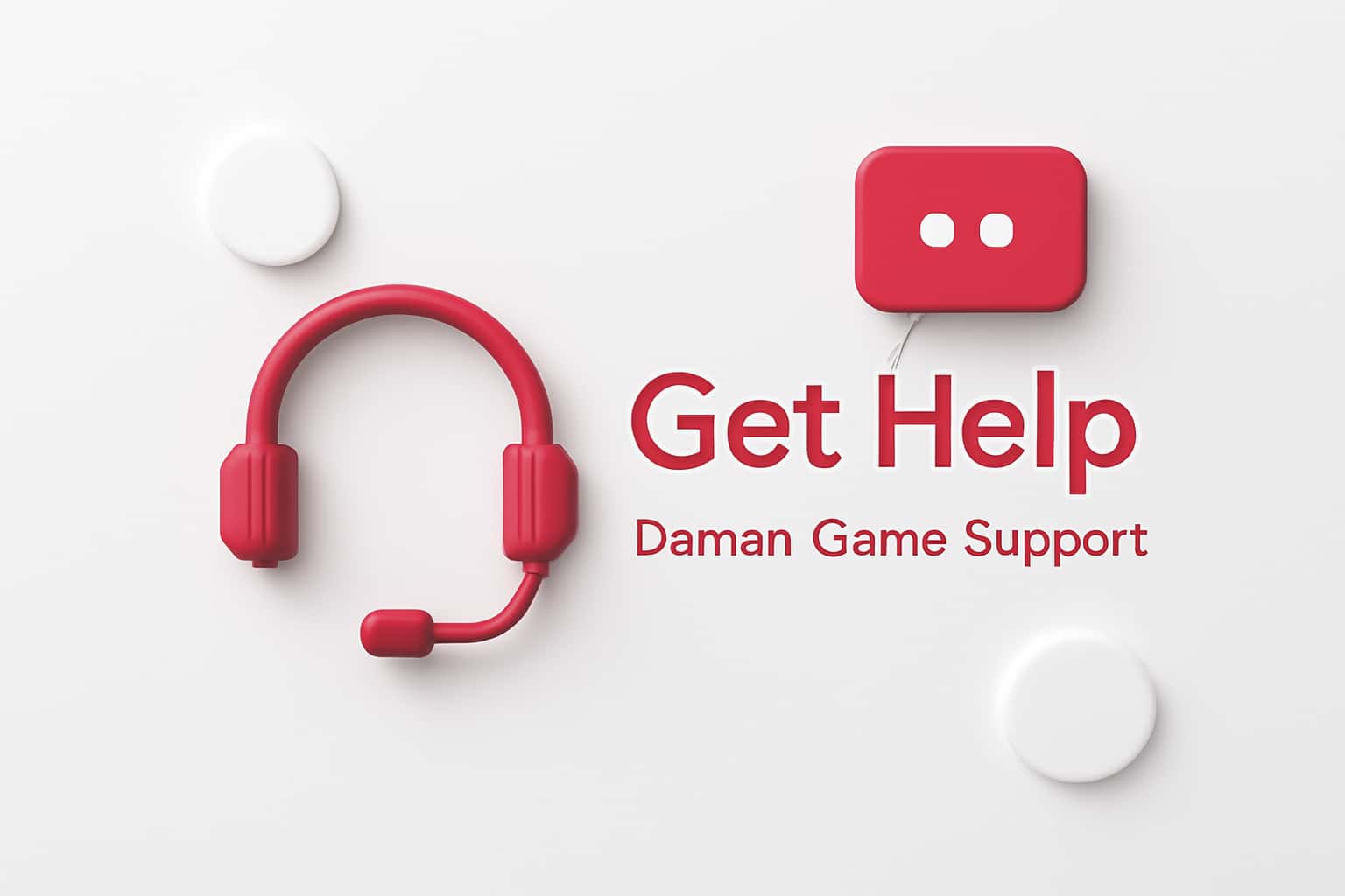 Get Help - Daman Game Support Interface